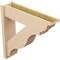 Ekena Millwork 8-in W x 32-in D x 32-in H Funston Trad Rough Cedar Woodgrain TimberThane Outlooker, Primed Tan OUTUR080X32X32FST04RCPR - alternate 6